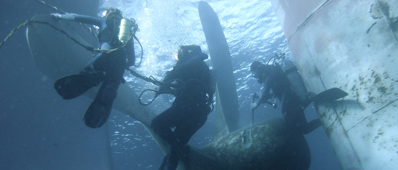 Ship repair and maintenance illustration